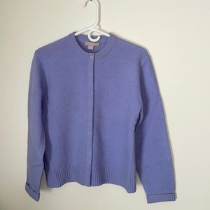 Vintage J Crew Lambswool Cardigan Size M